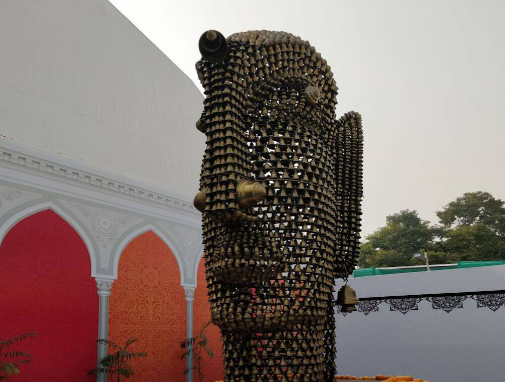 Paresh Maity's Sculpture, Great India Food Street